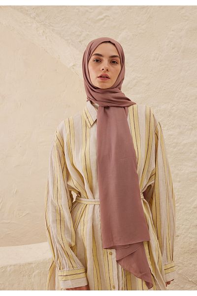 Fresh Vintage Rose Rami Viscose Shawl