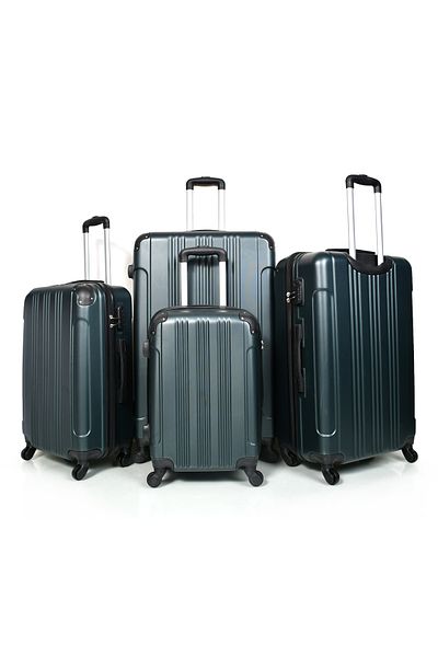 MORANO Morano Durable and Lightweight 4-Wheel Spinner Luggage Set with Numbered Security Lock (Set of 4)