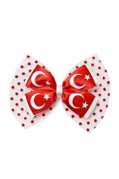 Çlk Accessories قسط 23 أبريل - 29 أكتوبر القوس مشبك القمر ستار البولكا نقطة القوس مشبك كوليت 1016