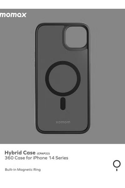 Momax Hybrid iPhone 14 Plus Case Cover with MagSafe - Black