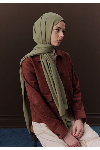 Fresh Premium Çağla Plain Wool Shawl