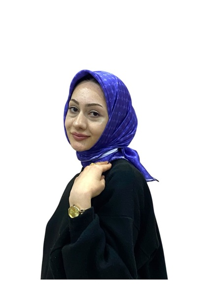 Aker Eșarfă din satin creponat de mătase 8981701