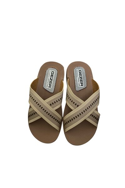 GEZER Παιδικές παντόφλες Summer Cross Colorful Stripe