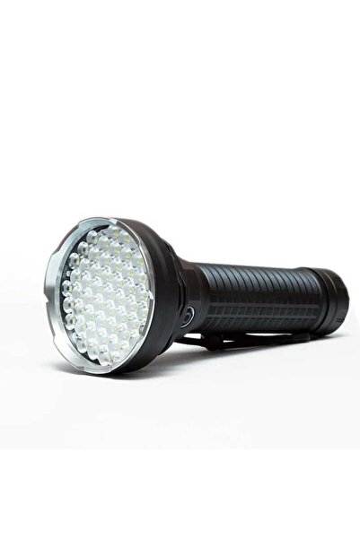 idragon W5203-2 Yüksek Parlak Güçlü LED El Feneri 7500 Lümen 9000mAh Dahili P...