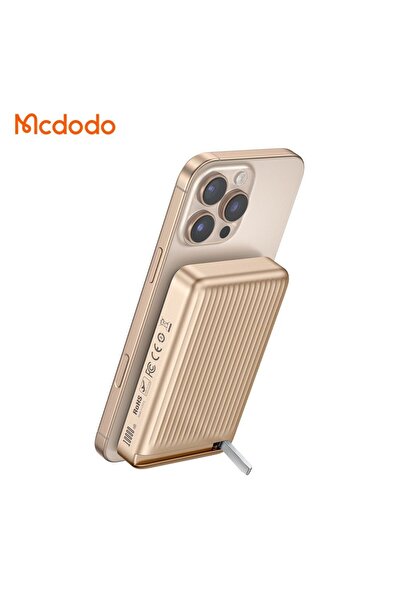 Mcdodo MC-7812 10000Mah 30W Qi2 Kablosuz Powerbank Çöl Titanyum