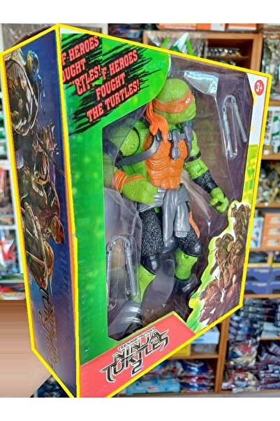 OYUNCAKSAHİLİ Ninja Kaplumbağa Michelangelo Kırılmaz Oyuncak Mıchelangelo Figür Aksesuar Eklemler Hareketli