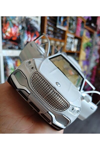 OYUNCAKSAHİLİ GLS 600 Maybach Diecast Metal Mercedes Bnz 1.24 Koleksiyon Beyaz Model Araba 6 Kapı Açılır Işık Ses