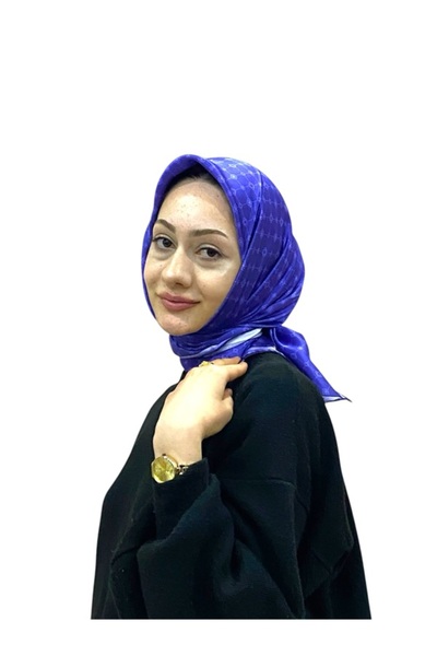 Aker Eșarfă din satin creponat de mătase 8981701