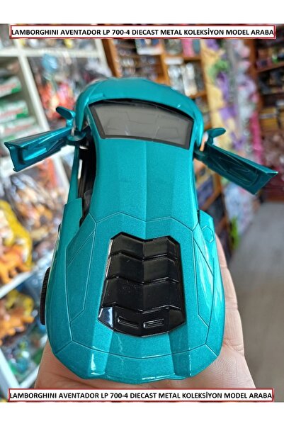 OYUNCAKSAHİLİ Lamborghini Aventador LP700-4 Diecast Metal 15x6.5cm Koleksiyon...