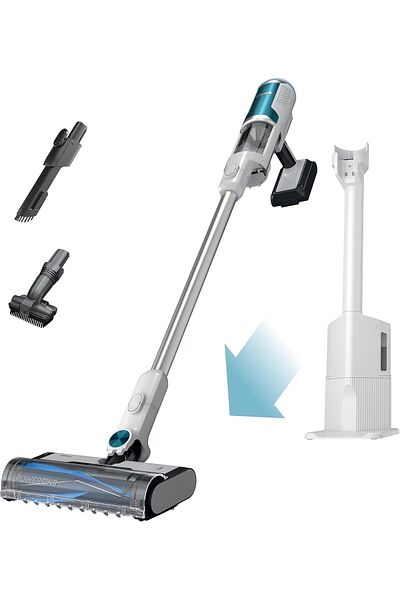 Shark Cordless Vacuum Cleaner, with Charging and Discharging Platform, Blue/White ,BU3521ME