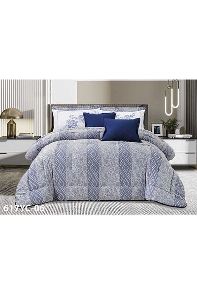 Moon Luxury Microfiber Double Duvet Set, 8 Pieces, Duvet Size 230 x 250 cm
