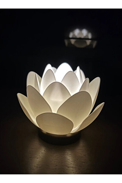 Tersah LOTUS ÇİÇEĞİ FİGÜRLÜ DEKORATİF MUMLUK