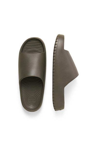 Jack & Jones Ανδρικές καφέ παντόφλες Jack Jones Jfwrıpple Molded Slider Sn 12274637 -15