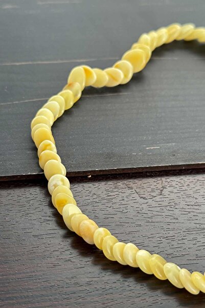 TESBİHKENTİ İşçilikli Kaya Damla Kehribar Genç ve Bebek Kolye