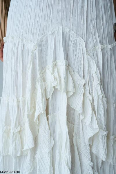 Lupies Women's Elastic Waist Pleated Dress