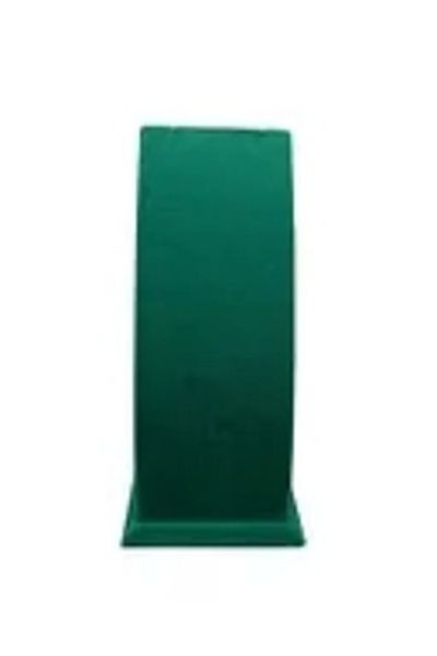 MeGass Dekor Domestic Production Suede Fabric Green Color Footed 17/8.5 cm Pendant Display Decoration