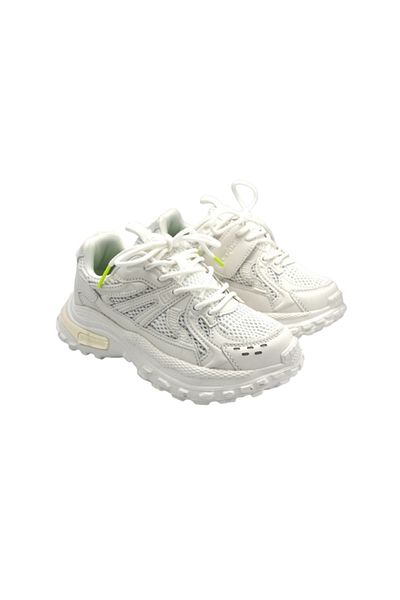 pepino FY25-1959 Pantofi sport pentru copii cu șireturi Phlon Light Sole ALB