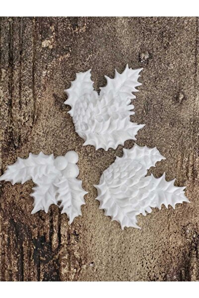 Hayalsanat Yılbaşı 3 Parça Kokina Süsü Esnek Aplik No:HS11 Ahşap, Mobilya Yen...