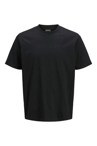 Jack & Jones Μαύρο ανδρικό μπλουζάκι Jack Jones Jcorecharge Mold Tee S 12273070 -02