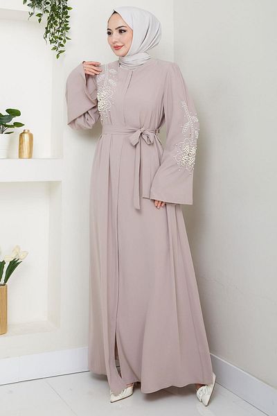 hafsamina حزام فيراس بيج مع زهرة اللؤلؤ HM2720