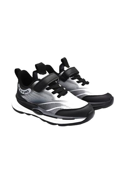 pepino Fy25-1953 Phlon Light Sole Children's Sports Shoes Black White