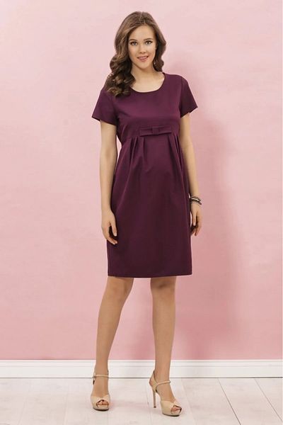 Desen Hamile Giyim Short Maternity Dress with Bow