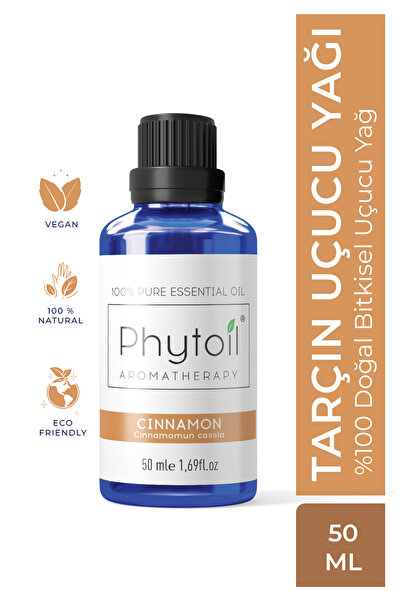 phytoil زيت القرفة العطري – زيت عشبي عطري نقي وطبيعي 100% 50 مل