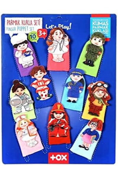 STOREMAX Mrttnca Profession 10 Piece Finger Puppet, Educational Toy T76-2 Trndymrt 1087243
