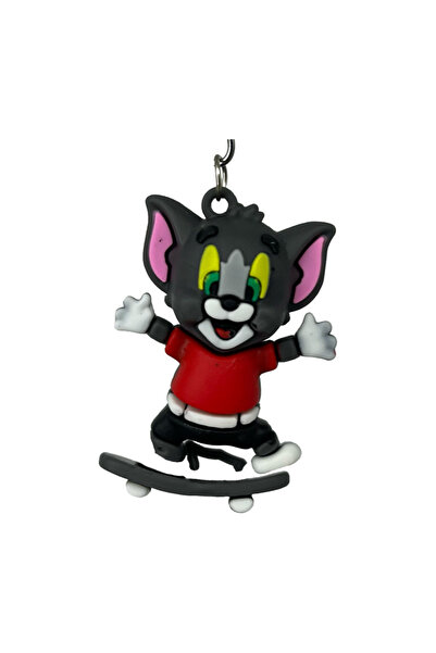 famous Breloc Kuromi din silicon / Ornament pentru geanta