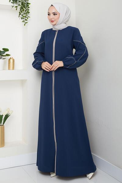 hafsamina Μπράτσα Naklishli Ferace Indigo HM2721