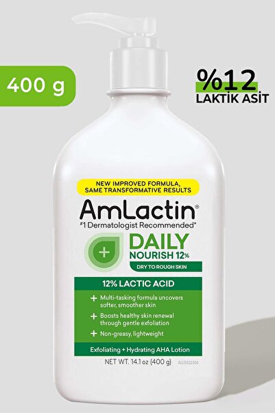 AmLactin 12% Lactic Acid Günlük Besleyici Losyon 400GR