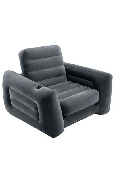 Cady One Pull-Out Chair Dark Grey 109x218x66cm