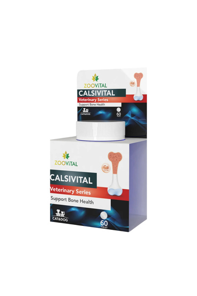 Zoovital Calsivital Kedi Ve Köpekler İçin Kemik Sağlığı Destekleyici Tablet