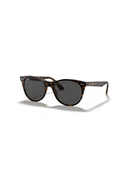 Ray-Ban Rb 2185 1292B1 55 Unisex Geometric Melted Brown Bone Sunglasses