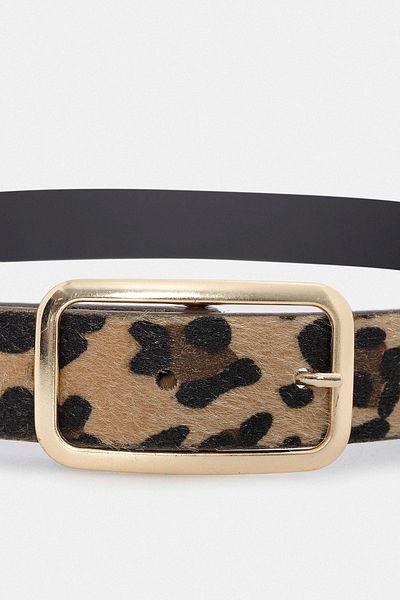 Antioch Leopard Patterned Leopard Patterned Faux Leather Women's Belt