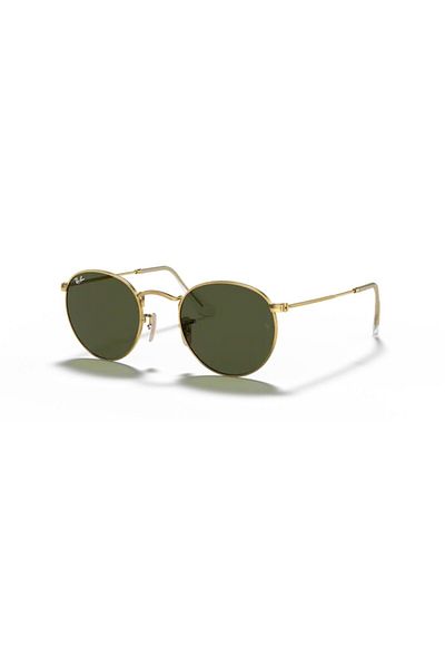 Ray-Ban Rb 3447 001 53 Kulaté kovové unisex zlaté kulaté kovové sluneční brýle