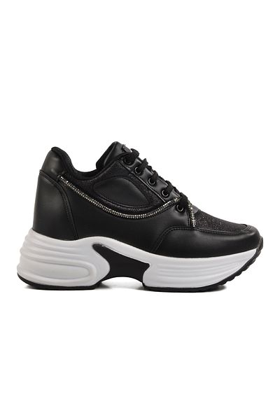 AYAKMOD Black High Sole Women's Sports Shoes 6031 Z
