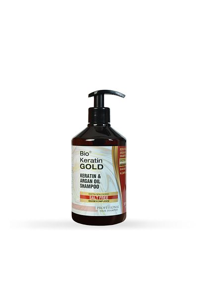 Bio Keratin Gold 500 ml Argan Oil Keratin Salt-Free Shampoo