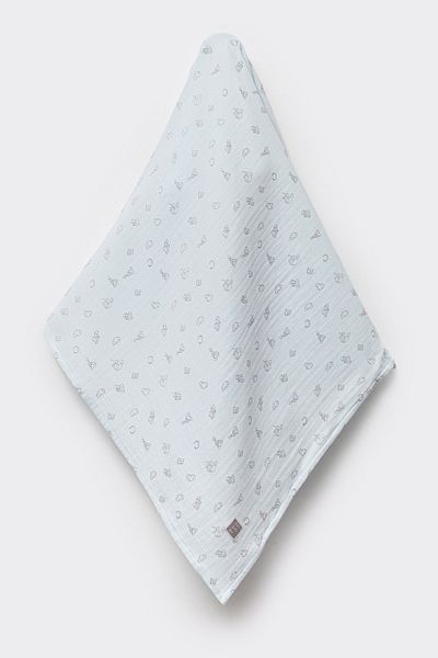 Cassiope Cotton Muslin Soft Fabric Minimal Patterned Lightweight Four Season Baby Boy Blanket
