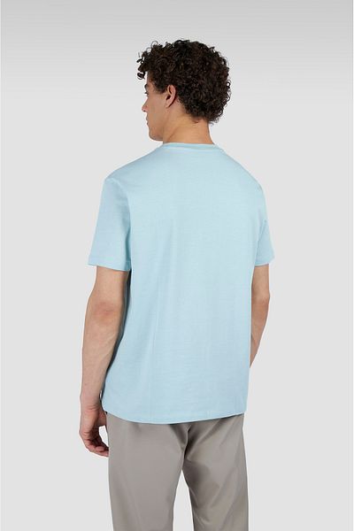 PAUL&SHARK Tricou din bumbac brodat cu logo Jereson Blue pentru bărbați 25411042-072