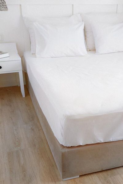 Lawon Paris Series 57Wire Cotton Double Hotel Bed Sheet Set
