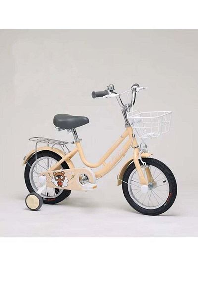 BabyCara Kids Bike 12 Inch Assorted Cycling Removable Stabilizers Steel Frame With Basket And Air Tire