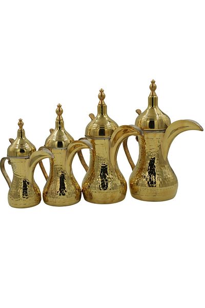 ANTEPSEPETİ Forged Handmade 4-Piece Mirra Coffee Pot Set