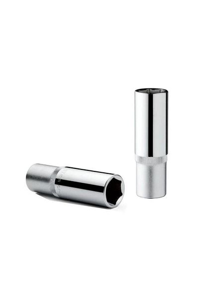 Nt Tools 8 mm.1/2" Long Socket Wrench - Hexagonal NCL12U08