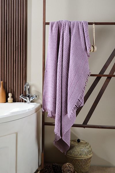 Zeynep Tekstil Πετσέτα μπάνιου 90x150 cm 100% Βαμβάκι Μοντέλο Daphne