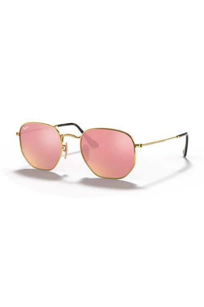 Ray-Ban Rb 3548N 001Z2 51 Hexagonal Unisex Sunglasses