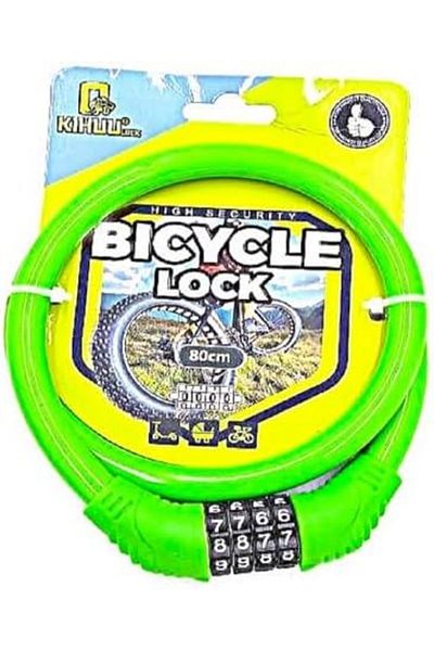 Generic Multi Use Lock For Bike, Cycle, Helmet, Luggage with 4 Digit Resettable Cable Lock (MULTICO
