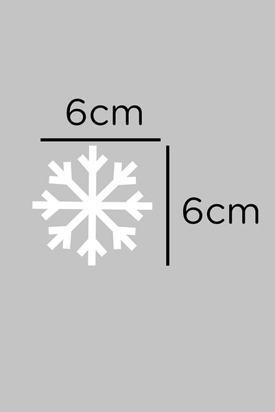 MIGNATIS 40 Pieces Snowflake Glass Sticker - Christmas Sticker - Christmas Decor Children's Room Baby Room Sticker
