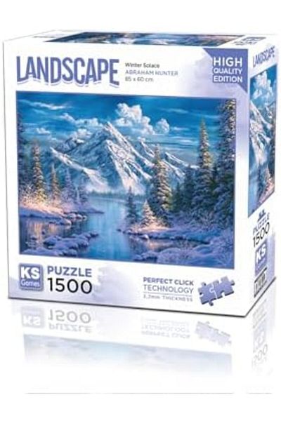 STOREMAX Ysstorex Games 1500 Piece Mountain and Frozen Lake Puzzle Starcolxollection 655141