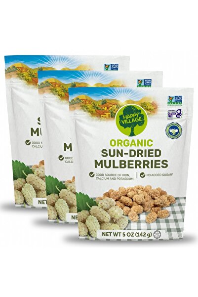 happy vıllage Organik Kuru Dut (3X142) 426 gr